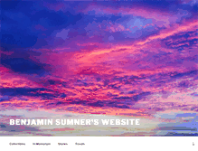 Tablet Screenshot of benjaminsumner.com